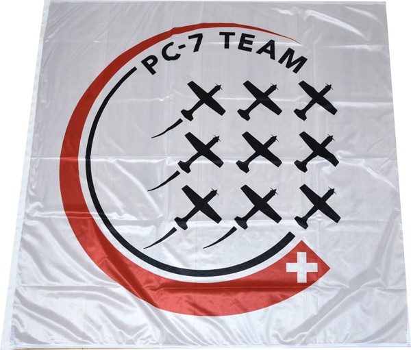 Bild von PC-7 Team Flagge, Fahne, Hissfahne